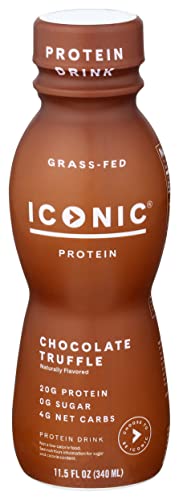 Iconic Protein, Protein Drink Chocolate Truffle, 11.5 Fl Oz #TOP8