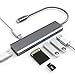 Produktbild Elando USB C Hub, 7 in 1 Type C Adapter mit USB C Ladeanschluss, 4K HDMI, SD/TF Kartenleser, 3 USB 3.0 Anschlüsse kompatibel für USB C-Geräte