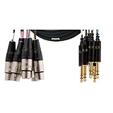 5 m, REAN 8 x XLR femelle / 8 x jack stéréo 6,3 mm
