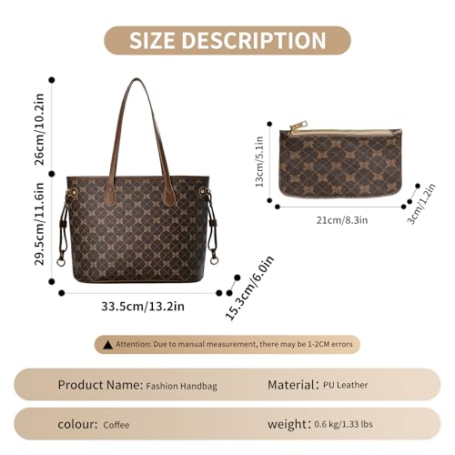 Bolso Tote grande de cuero vegano para mujer miniatura 5