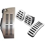 JYRFC Pedales de coche para Vw Polo Golf 4 Bora Beetle RSi GTI R32 para Audi A3 SEAT Leon 1M Toledo 1L LHD AT MT Pedal Cover forMT4PCS