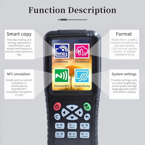 Lecteur RFID X100 copieur de badge d'immeuble et carte d'ascenseur