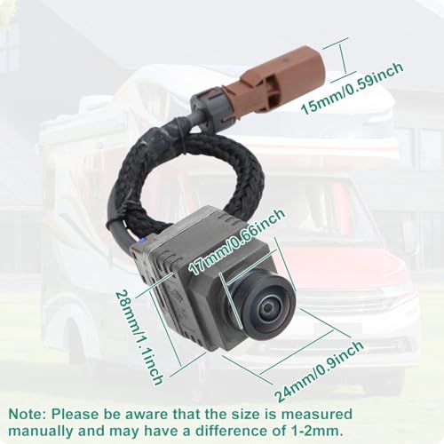 Image of A0009056306 Front Rear Side 360 Surround View Camera Replacement for Mercedes-Benz E200 E450 S450 GLC300 Replaces 0009056206, A0009056206, 0009056306, V30740015 by GreenYi