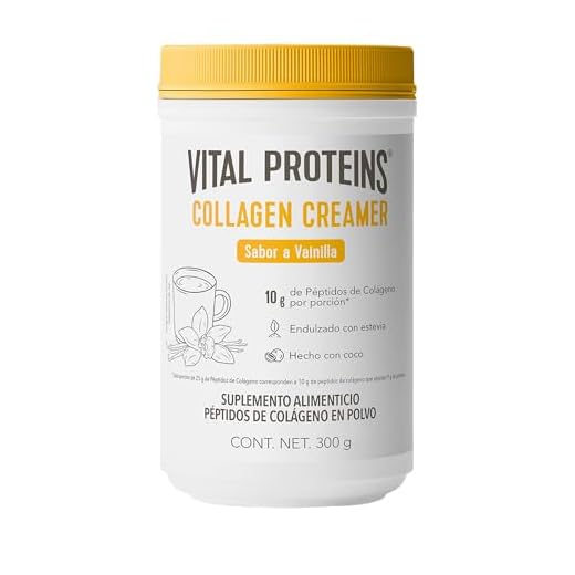 Vital Proteins Collagen Coffee Creamer, Non-dairy & Low Sugar Powder with Collagen Peptides Supplement - Supporting Healthy Hair, Skin, Nails with Energy-Boosting MCTs - Vanilla 10.6oz