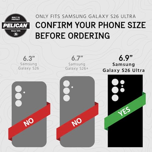 Pelican Protector Samsung Galaxy S26 Ultra Case - Rugged Phone Case - Black - image 2