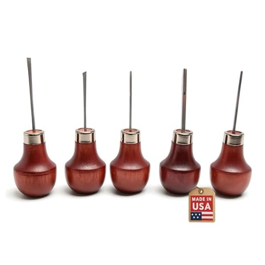 UJ Ramelson 5 Piece Palm Carving Set - Sub Miniature Detail - High Quality and Durable - Great for Intricate Work - Safe and Comfortable