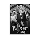 The Twilight Zone Movie Poster 3 Canvas Wall Art For Room Aesthetic And Decor Poster For Bedroom Office Home Dorm Kitchen Bathroom Decor08x12inch(20x30cm)
