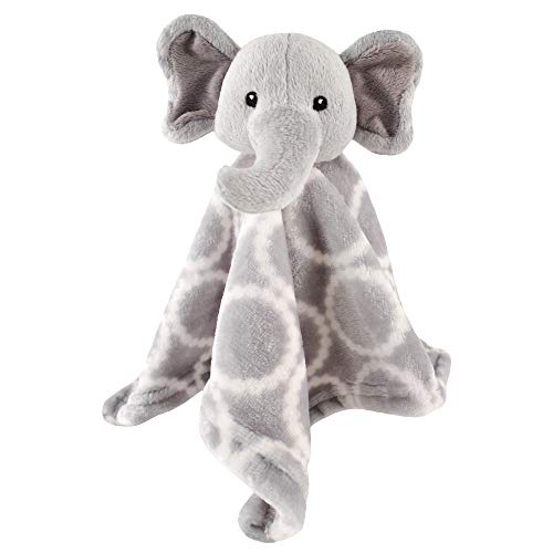Hudson baby animal friend plushy security blanket, gray…