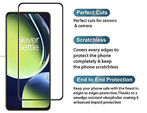 Image of STP FEEL Advanced Premium Tempered Glass Screen Protector Compatible for Realme C55 / Realme N55 / 1+Nord CE 3 /1+Nord CE 3 Lite /Redmi Note 12 5G / Poco X5 5G Edge to Edge Coverage