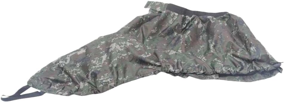 Canoe Spray Skirt Waterproof Nylon Digital Camo Adjustable Kayak Cover Compatible with Inflatable Kayak Compatible with Pedal Kayak