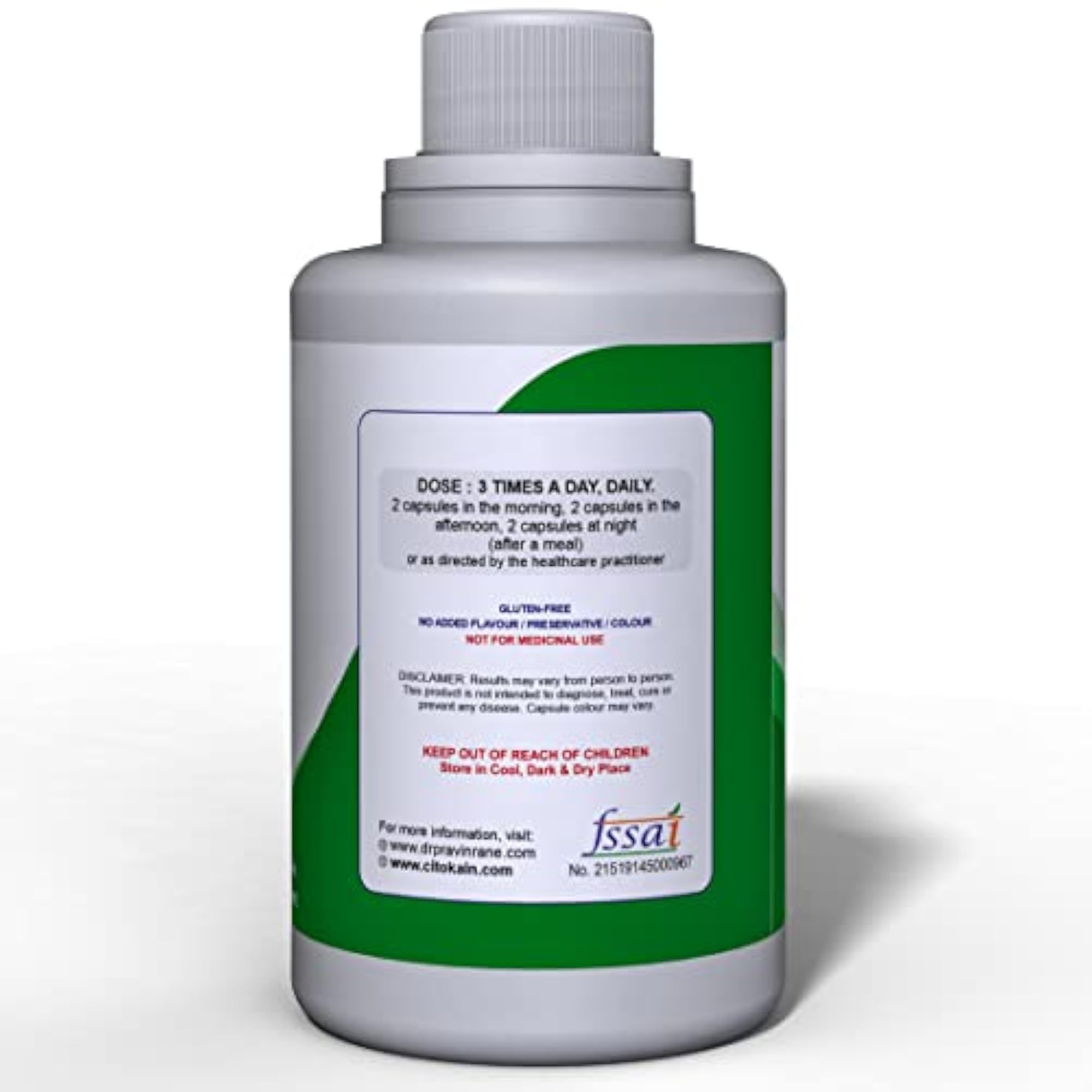 Citokain Gallstones Care Herbal Supplement, 120 Capsules