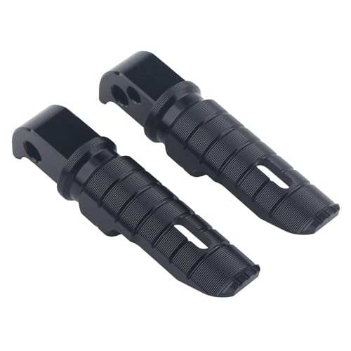 FINMOKAL Hintere Fußrasten Schwarz Kompatibel mit Yamaha MT-09 MT-07 FZ-07 FJ-09 YZF R7 XSR 700 FJ09 Tracer 9/ GT/GT+ 2021-2024