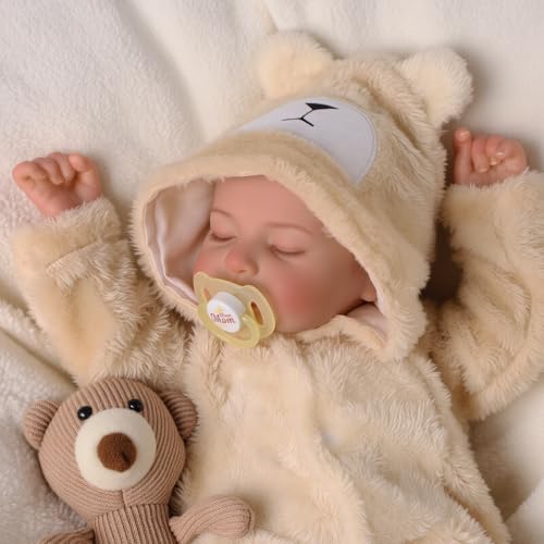 Muñeca bebé reborn realista de 20 pulgadas miniatura 3
