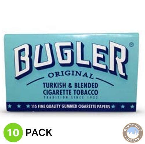 Amazon.com: Bugler Rolling Papers sw 115 Leaves unflavored 10 Pack : Health  & Household