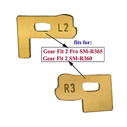 ubrokeifixit Gear Fit 2 Pro Charger Charging Connector Replacement for Samsung Gear Fit 2 Pro SM-R365/Gear Fit 2 SM-R360 Gold-Color (R360/R365 Charger Connector)