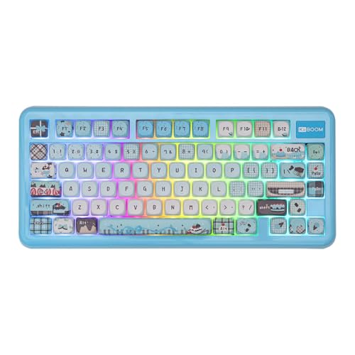 Image of KiiBoom Phantom81 Lite 75% Gasket Mechanical Keyboard, VIA Programmable