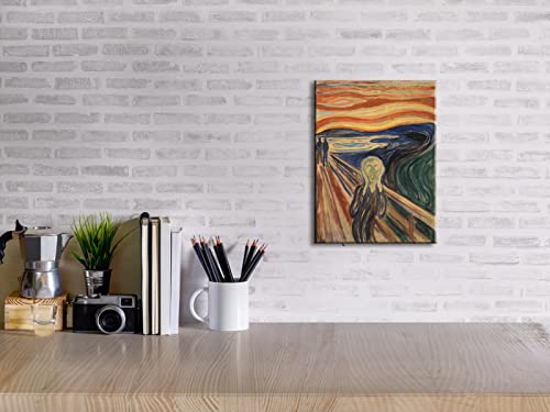 Reproduction Edvard Munch tableau abstrait pour masquer mur vide - 2