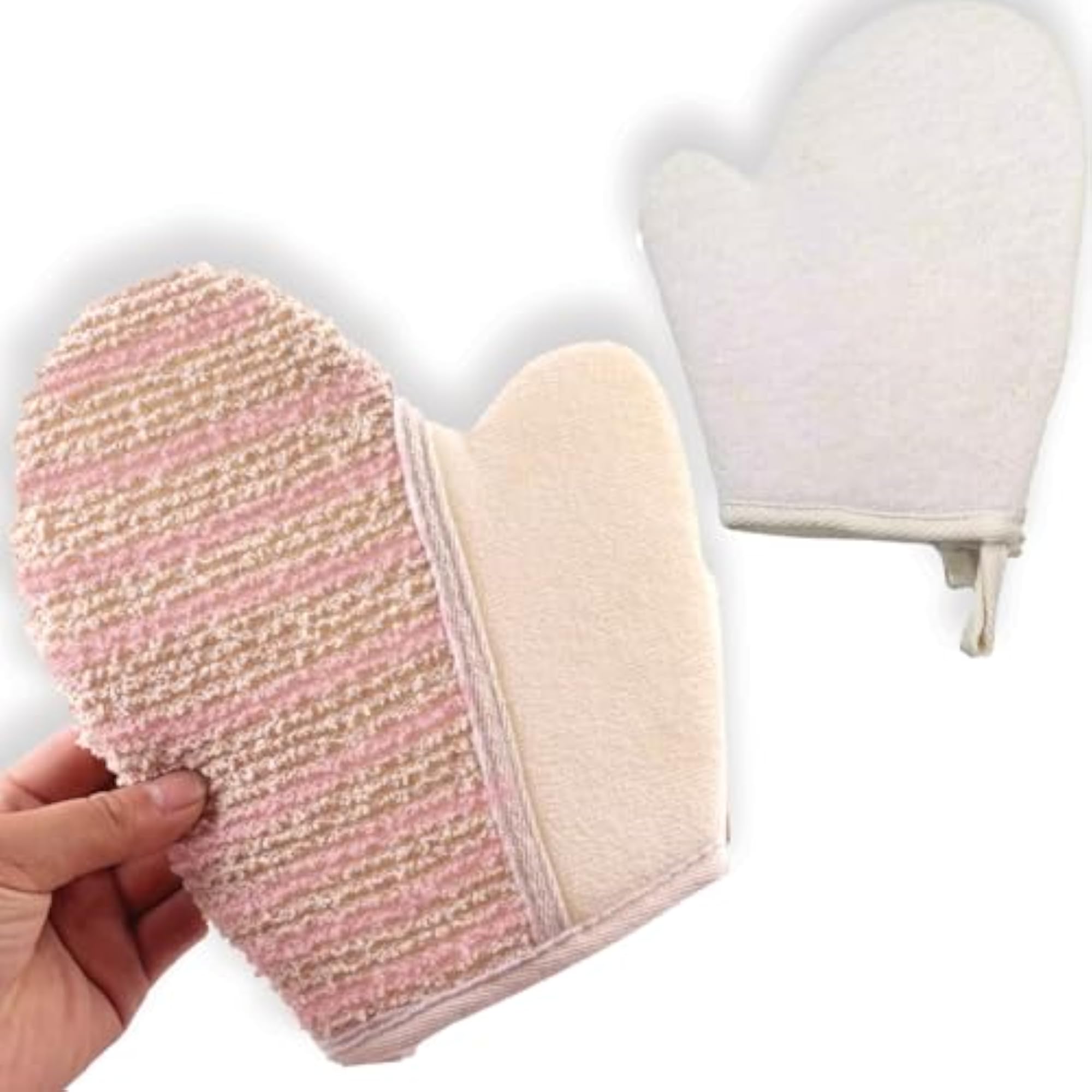 Exfoliating Gloves for Dead Skin, Ergonomic Design