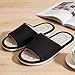 Imagen de Zapatillas Casa Mujer Hombre Cómoda Espuma de Memoria Transpirable Algodón Pantuflas Punta Abierta Antideslizante Slippers Verano