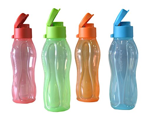 Tupperware Aquasafe 310ml Bottles (Set of 4)