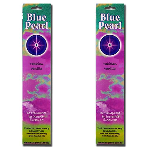 Blue Pearl Contemporary Collection Incense, Tahitian Vanilla Aka Davana, 10 Gram (Pack Of 2) #TOP20