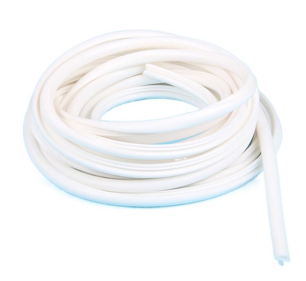 Gap Solid Wooden Door Thong Crash Bar Article Window Doors and Windows Sealing Trip Windproof Card Slot Capitales 5 Meter Strip excluder (Size : White type1)