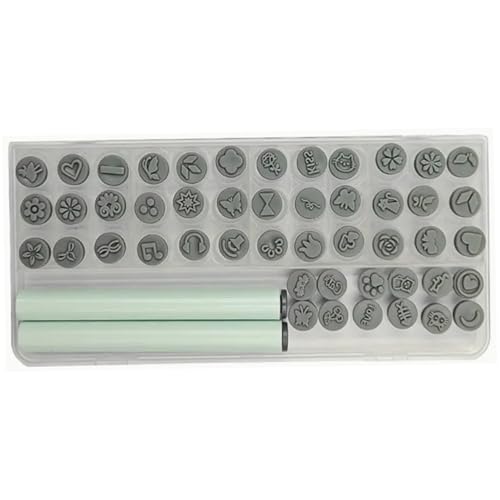 Kit de tampons à ongles (48 pièces) avec embouts en silicone outils de nail art à faire soi-même pour manucures domicile et en voyage ensemble tampons...