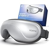 RENPHO Eyeris 2 Extended - Eye Massager with Heating Pad for Migraines, Heated Eye Mask for Relax, Eye Care, Face Massager for Eye Strain Eye Bags Dry Eyes, Improve Sleep, Ideal Birthday Gift