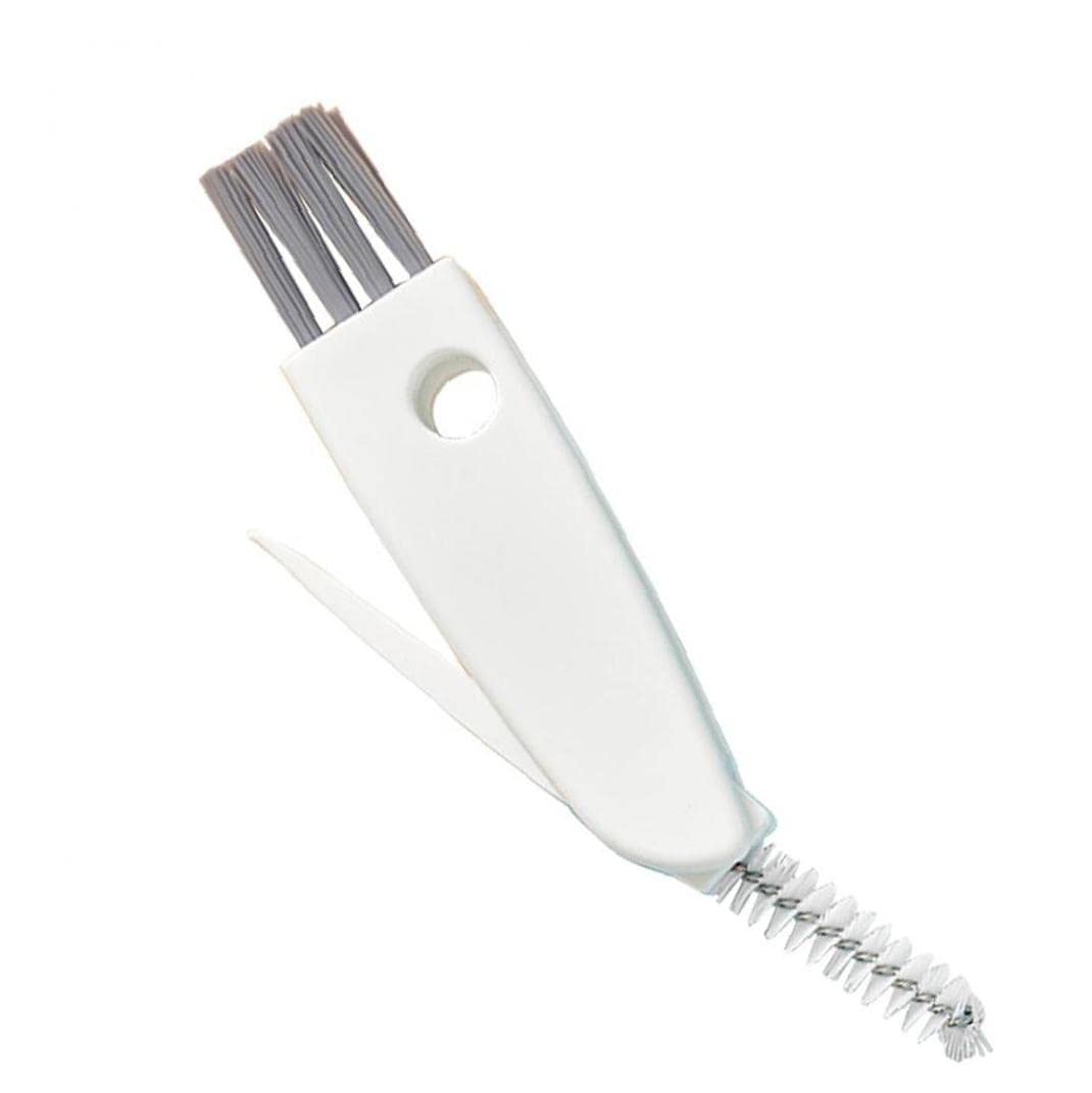 PiniceCore 1pc Bottle Cleaning Brush 3 in 1 Cup Lid Cleaner Window Gap Slot Cleaning Tool