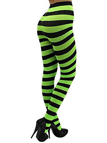 Luxury Divas Horizontal Striped Tights3