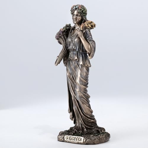 Estatua Demeter diosa griega de la cosecha 15 cm miniatura 2