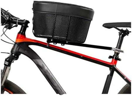 Front Bike Basket for Dogs & Cats, Handlebar Basket for Outdoor Travel, Safe Cycling & Commuting, Pet Carrier for Family Bike Rides, Durable & Stylish Design