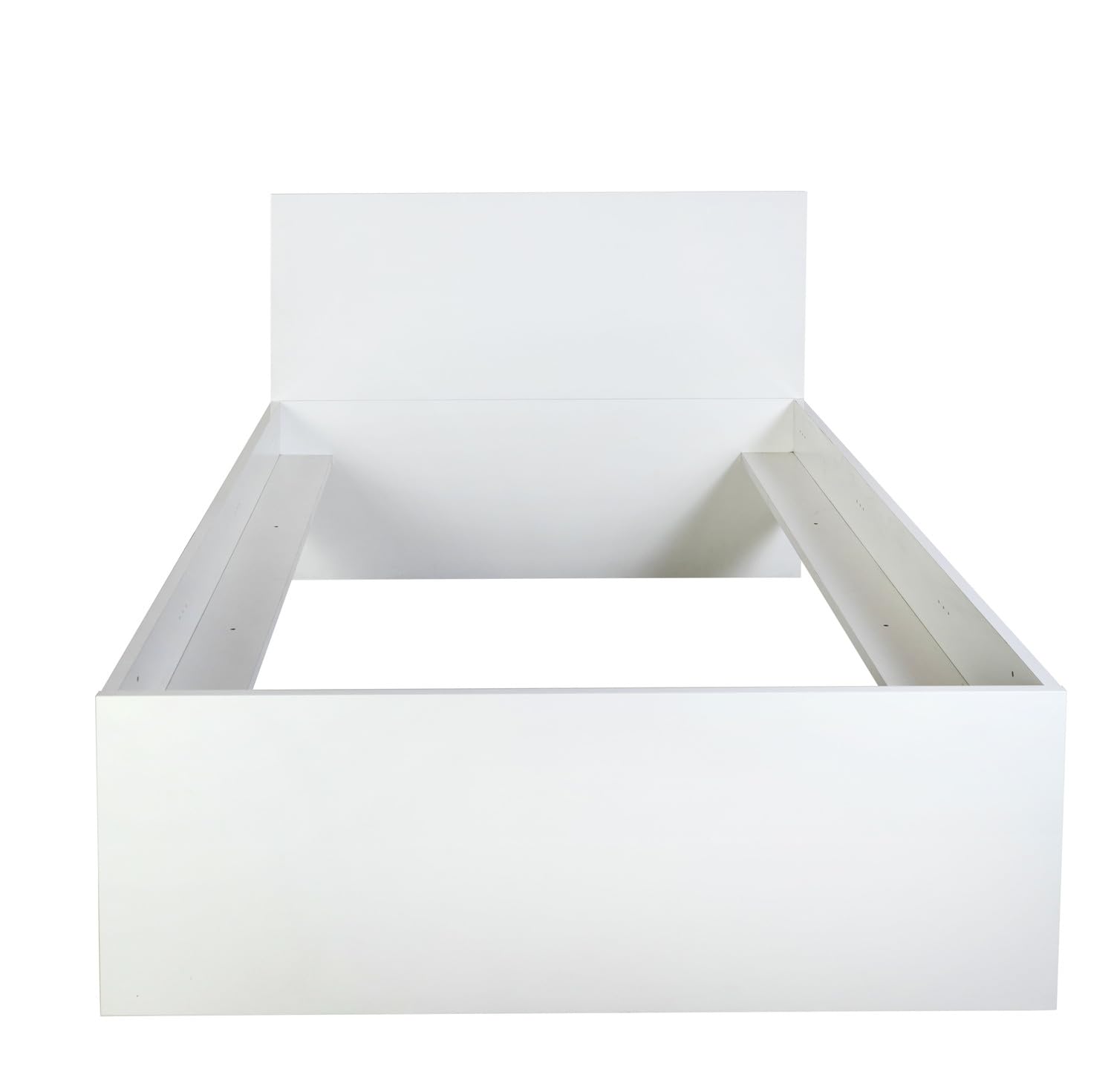 Composad | Letto Singolo della Linea ESPRESSO per Cameretta, Struttura per Materasso da 120x200 cm, Letto Bambini e Ragazzi, (LxAxP): 125,8x93,5x206,2 cm, Bianco Laccato