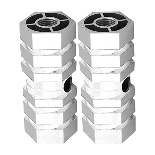 YYALYYON - Chevilles d'essieu arrière de vélo, chevilles en alliage d'aluminium, chevilles de BMX (Argent)