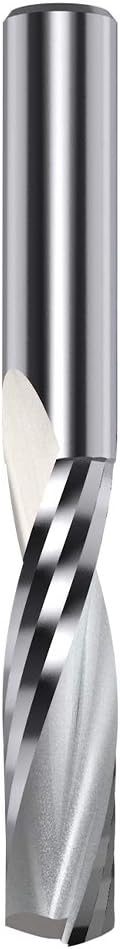 CMT 191.507.11 Solid Carbide Upcut Spiral Bit, 1/2-Inch Diameter by 4-Inch Length, 1/2-Inch Shank,Silver