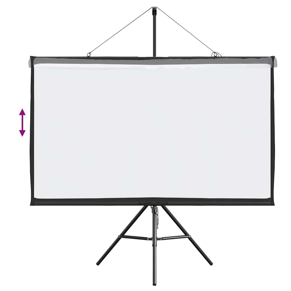 Schermo di proiezione da 60 pollici con treppiede, 16:9, portatile, per home theater, presentazioni in ufficio e lezioni