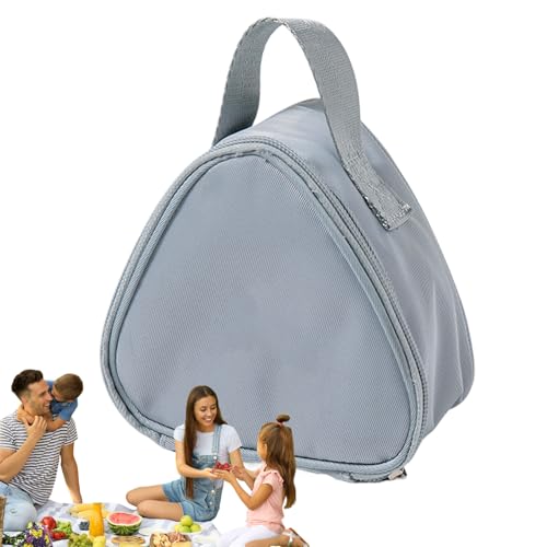 Small Reusable Insulated Bag, Small Lunch Cooler, Waterproof Portable Lunch Container, Insulated Bag, Waterproof Thermal Cooler with Portable Handle Design, Food Carrier Container for Men Women
