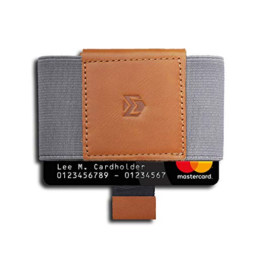 Minimalist Slim Wallet For Men Women - Elastic Thin Front Pocket Credit Card