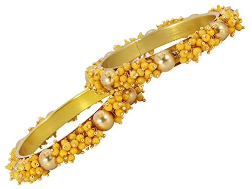 Image of NMII Metal and Zircon Studded Kadaa set for Women /Girls