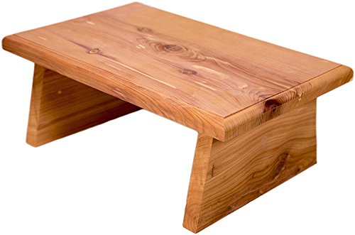 New Strong Wooden Small Wood Step Stool Made in USA! Made in America Hand Crafted Foot Stool Kitchen Stools Bed Steps small step ladder Bathroom Stools Made for Children and Adults Toddler Step Stool