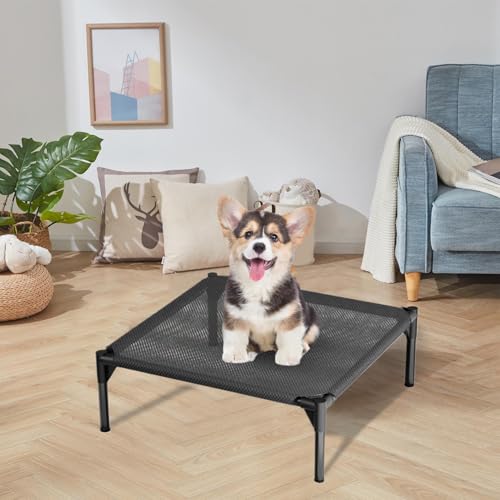 Generico Hundekorb für draußen, helles Hundebett, für draußen, wasserdicht und atmungsaktiv, rutschfest, waschbar, ideal für Indoor-Spielbereiche und Camping im Winter – Bild 4
