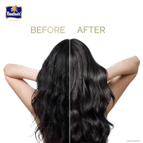 Image of Parachute Advansed Protein Shampoo with Coconut Milk & Amla | Up to 48 hr Shine | Ultra Shine | Protein Lock Technology | Paraben free | For Men & Women | 1.2L