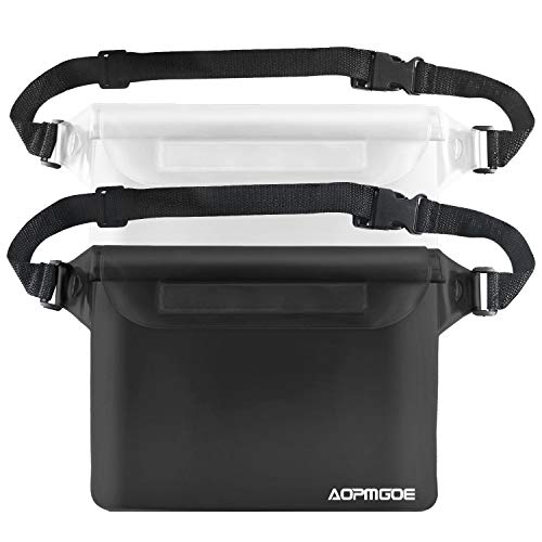inxxmix IPX8 Waterproof Pouch with Waist Strap (2Pack)|Waterproof Phone Pouch Kept Cell Phone