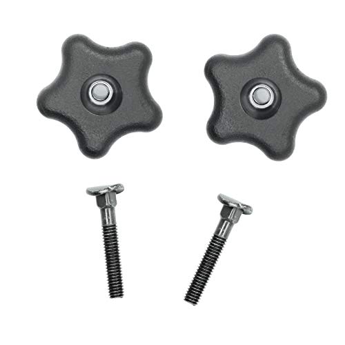 Lawn Mower Parts 92-2260 Includes Set of Two Knobs & Screws Handle 106-4161 for Toro and E-Book in A Gift
