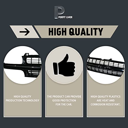 image for Perfit Liner Front Grille Grill Black Compatible With CHEVROLET 1999-2