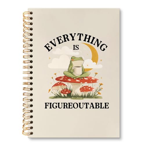 Carnet grenouille contre les feuilles volantes : organisez vos notes sur couverture rigide