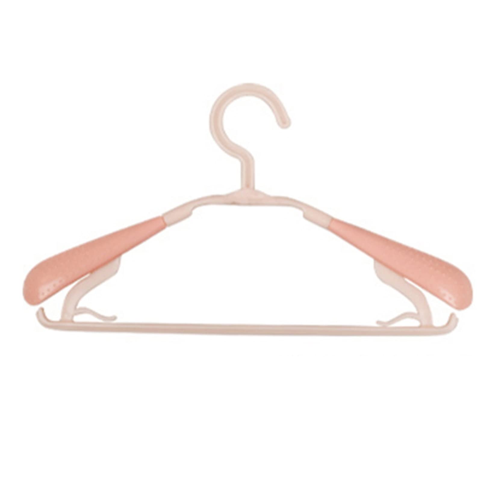 Perchas de Armario Antideslizantes for bebés, estirables (32-42 cm) for niños, Perchero de plástico for niños recién Nacidos con Gancho, Apto for niños de 0 a 18 años, 20 Piezas