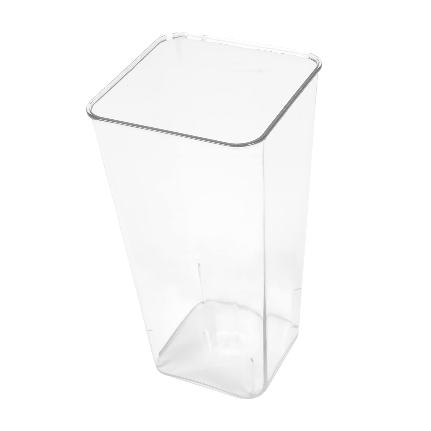 Conteneur de fleurs transparent Vaguelly seau de bureau compact pour décoration de maison