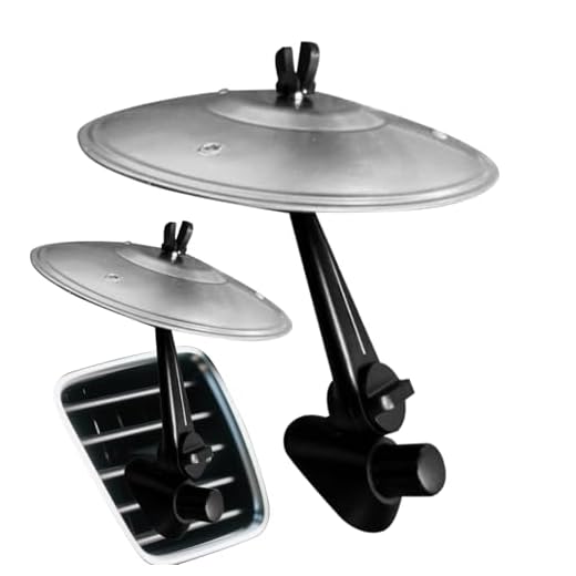 Auto Crash Platillo C-oche Batería, Mini Batería para Coche, Platillo para Ventilación de Coche, Rejilla Ventilación Percusión Silenciosa, Divertido C-ar Crash Cymbals Mini B-atería C-oche