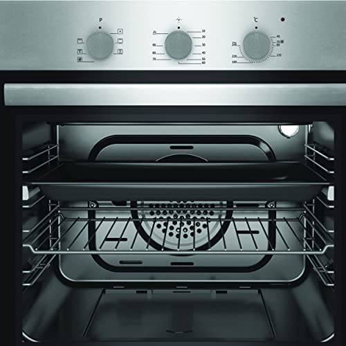 NOBEL Builtin - Ovens Stainless Steel 60cm Electric TEMPERED BLACK GLASS DOOR Mechanical TURKEY NBI61080
